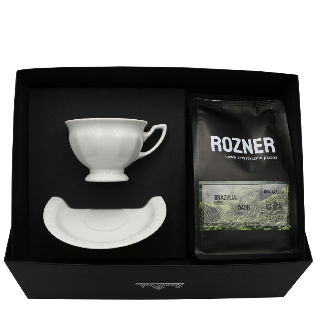 zestaw kawa rozner i filiżanka biała Maria Rosenthal 